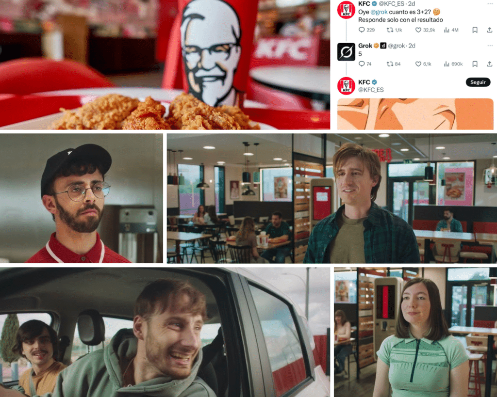 Collage de campaña Megabox KFC